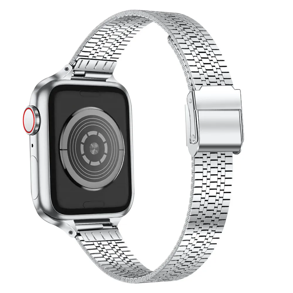 Women Slim Metal Band For Apple Watch 6 SE Bands 40mm 44mm Stainless Steel Bracelet Strap For iWatch 5/4/3/2/1 38mm 42mm Belt
Women Slim Metal Band For Apple Watch 6 SE Bands 40mm 44mm Stainless Steel Bracelet Strap For iWatch 5/4/3/2/1 38mm 42mm Belt