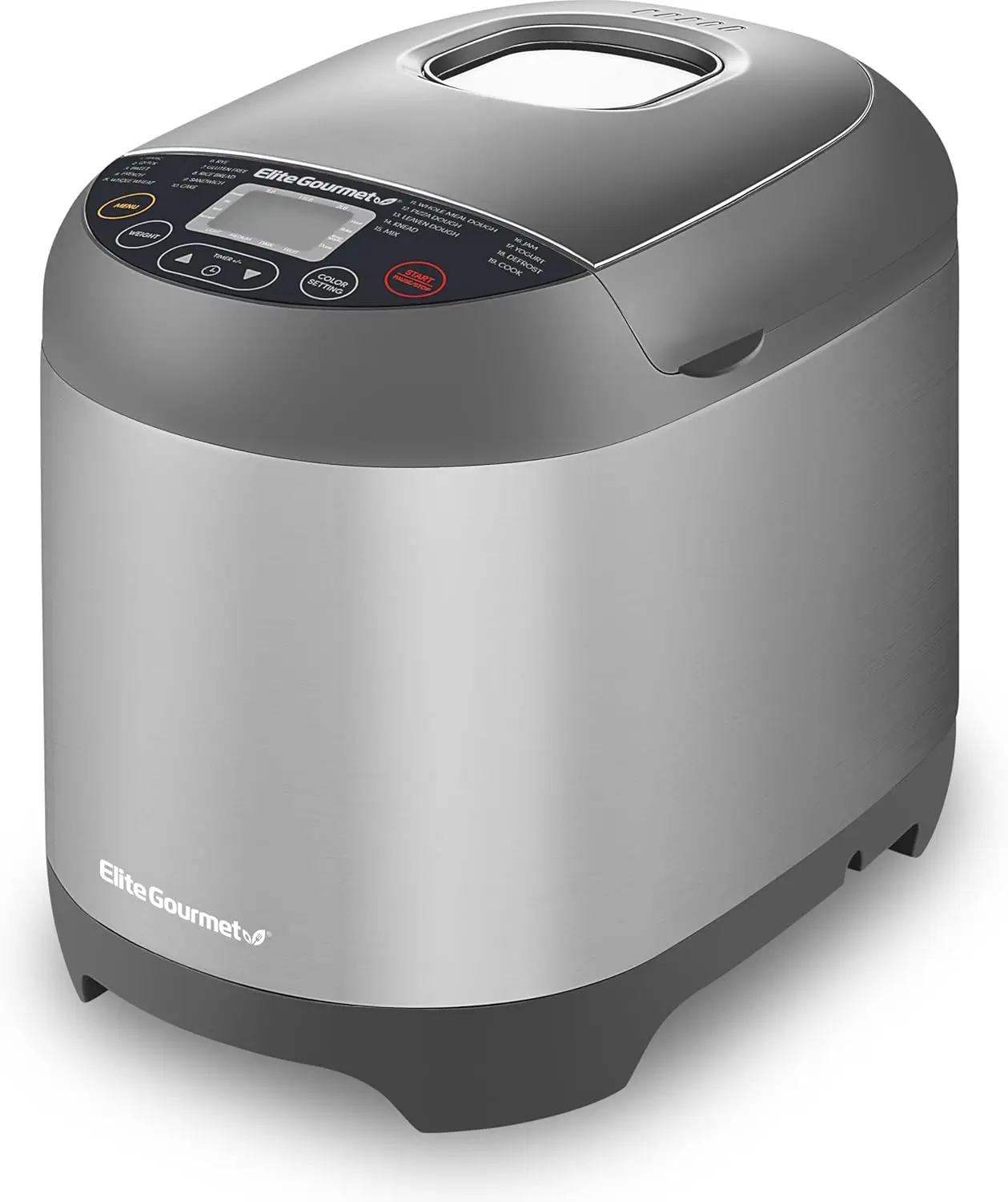 Programmable Bread Maker Machine, 3 Loaf Sizes, 19 Menu Functions for Gluten Free White Wheat Rye French and More, 2 Lb,
Programmable Bread Maker Machine, 3 Loaf Sizes, 19 Menu Functions for Gluten Free White Wheat Rye French and More, 2 Lb,