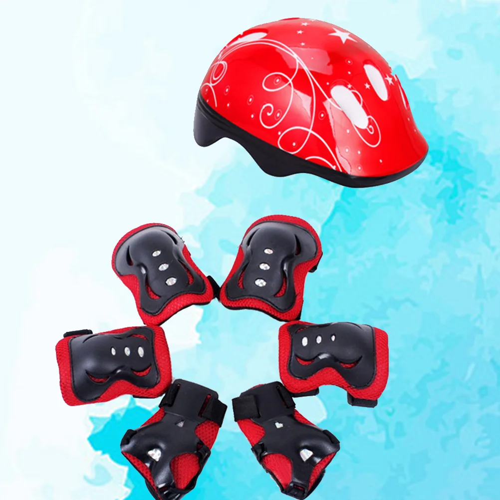 7 pcs Children Elbow Wrist Knee Pads Sports Red Adjustable Size Impact Resistance Ventilation Kids Riding
7 pcs Children Elbow Wrist Knee Pads Sports Red Adjustable Size Impact Resistance Ventilation Kids Riding