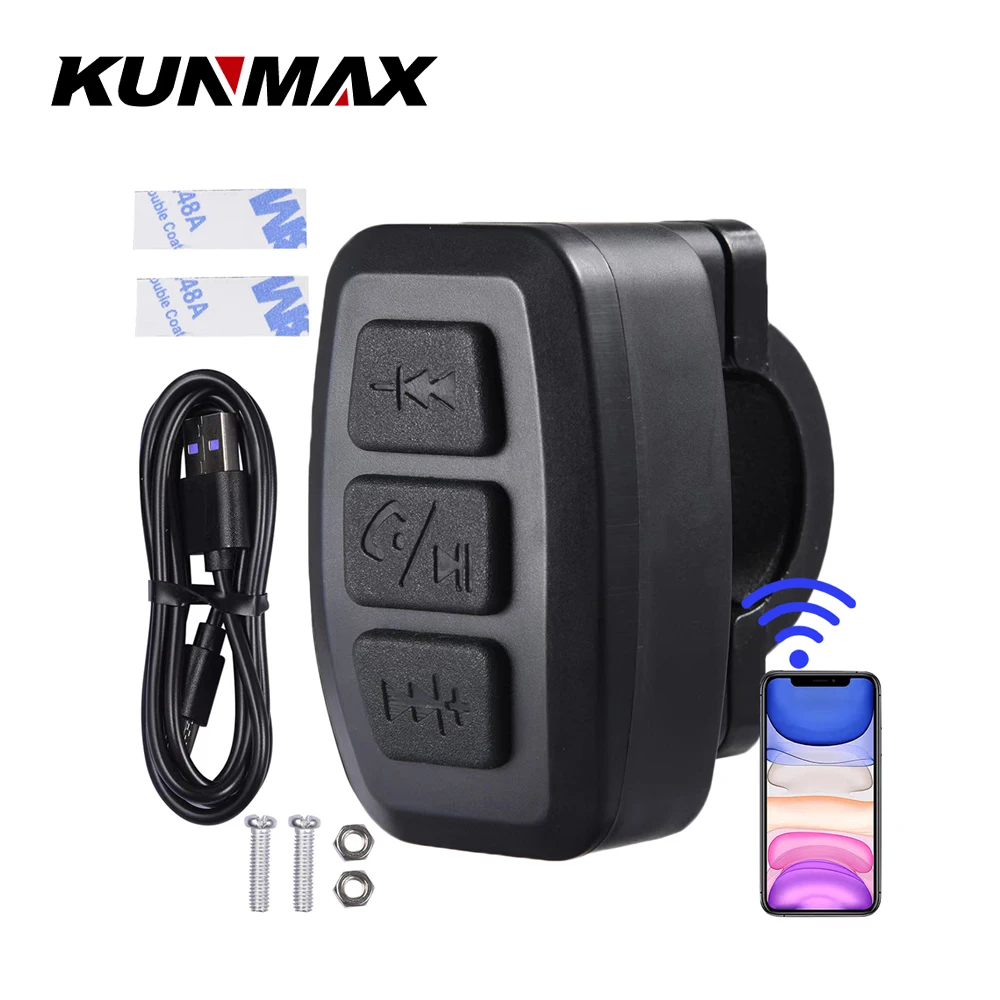 Car Wireless BT Button Remote Controller Auto Universal Motorcycle Handlebar Smart Button For Phone Answer Calls & Control Music
Car Wireless BT Button Remote Controller Auto Universal Motorcycle Handlebar Smart Button For Phone Answer Calls & Control Music