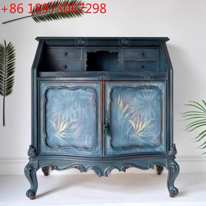 Retro and old storage cabinet Neoclassical solid wood bedside cabinet
Retro and old storage cabinet Neoclassical solid wood bedside cabinet