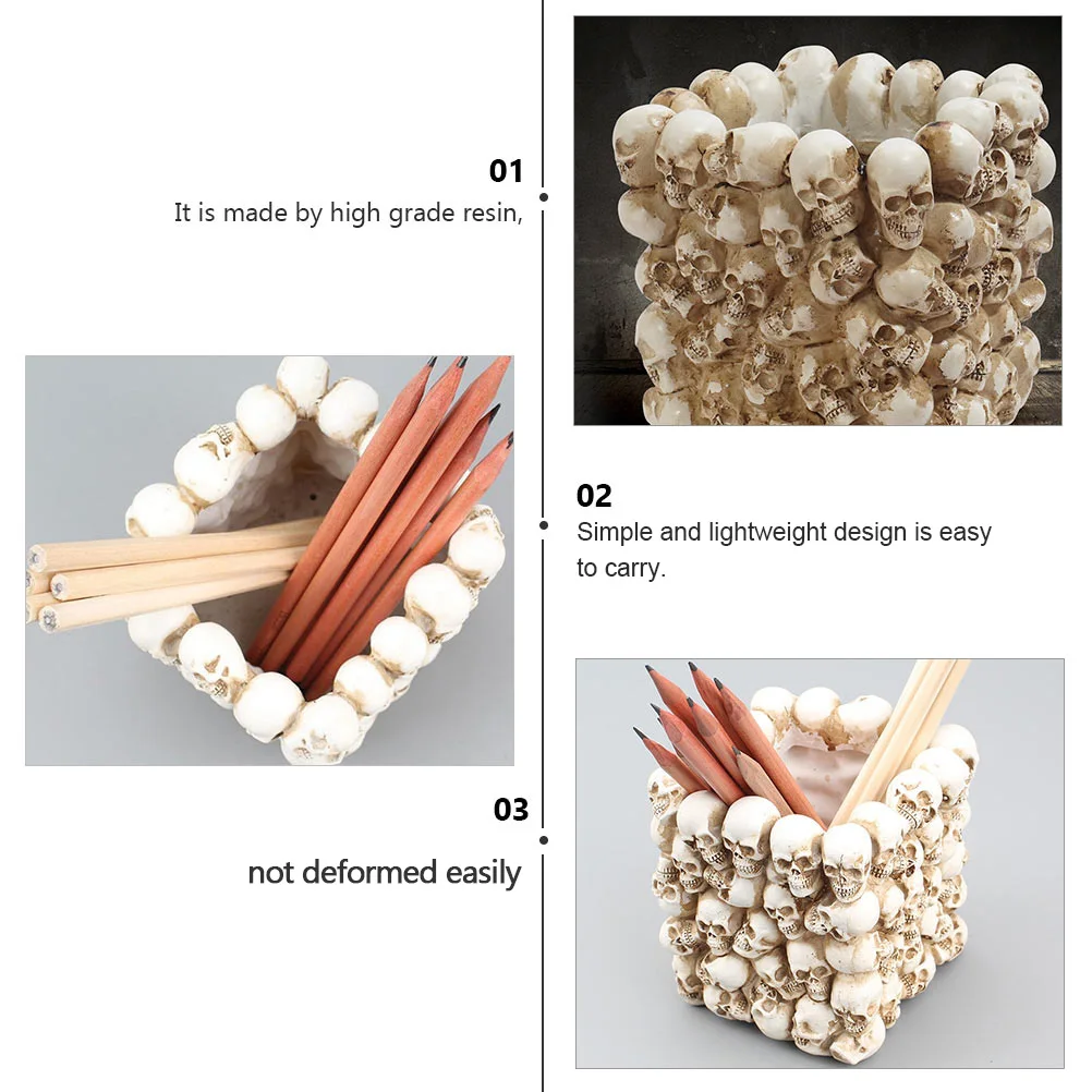 1pc Skull Head Planter Resin Halloween Decoration Flowerpot Container Home Adornment Gardening Accessories
1pc Skull Head Planter Resin Halloween Decoration Flowerpot Container Home Adornment Gardening Accessories