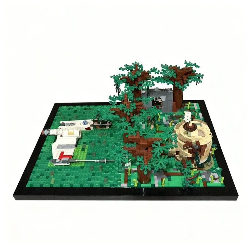 NEW 2265PCS MOC Space Battle Swamp Planet Diorama Model Collectible Display DIY Creative Building Blocks Gift Decoration Ideas
NEW 2265PCS MOC Space Battle Swamp Planet Diorama Model Collectible Display DIY Creative Building Blocks Gift Decoration Ideas