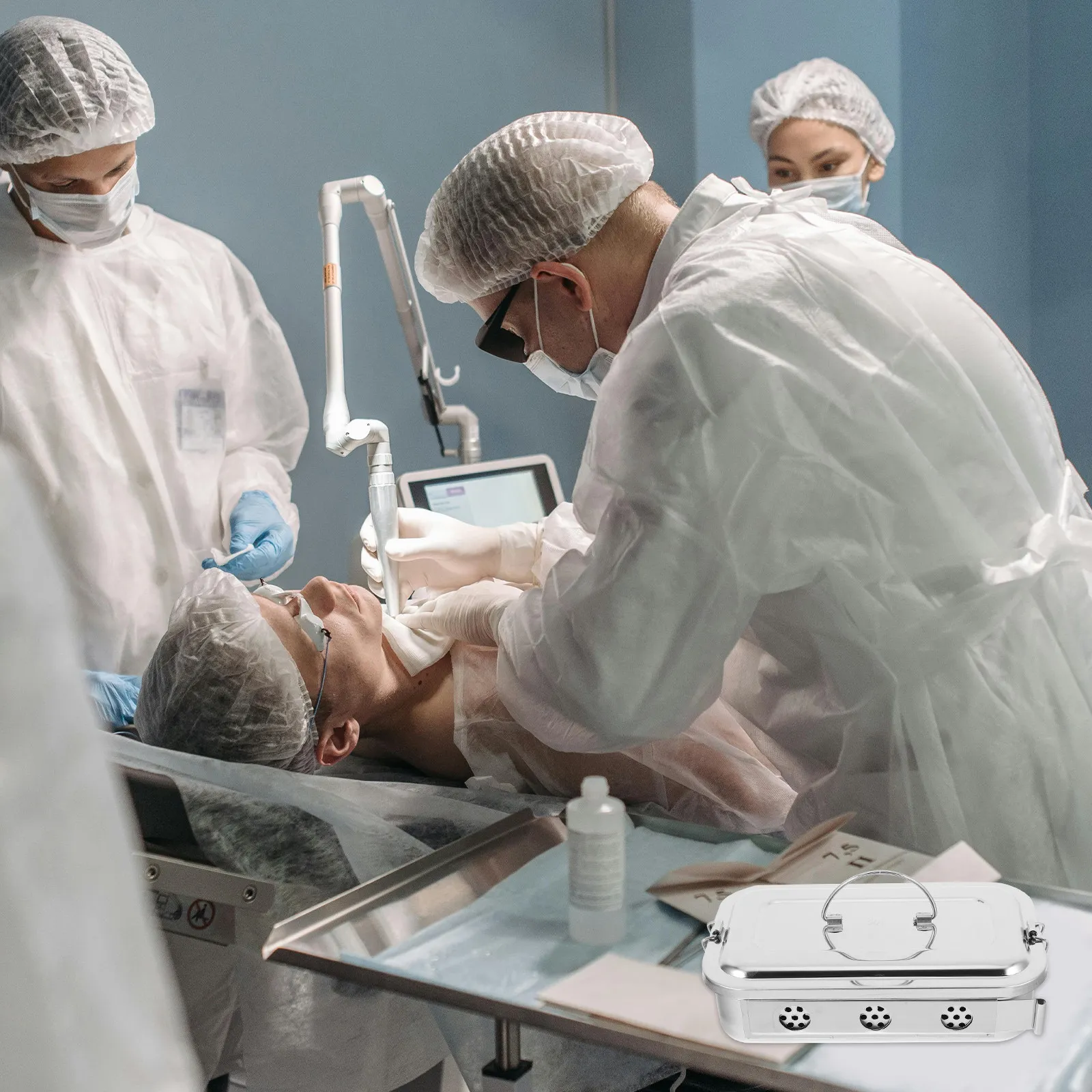 Stainless Tool Tray 8 Inch Heavy Duty Perforated Lid Utility Storage for Hospital Lab Dental Instruments Cotton
Stainless Tool Tray 8 Inch Heavy Duty Perforated Lid Utility Storage for Hospital Lab Dental Instruments Cotton