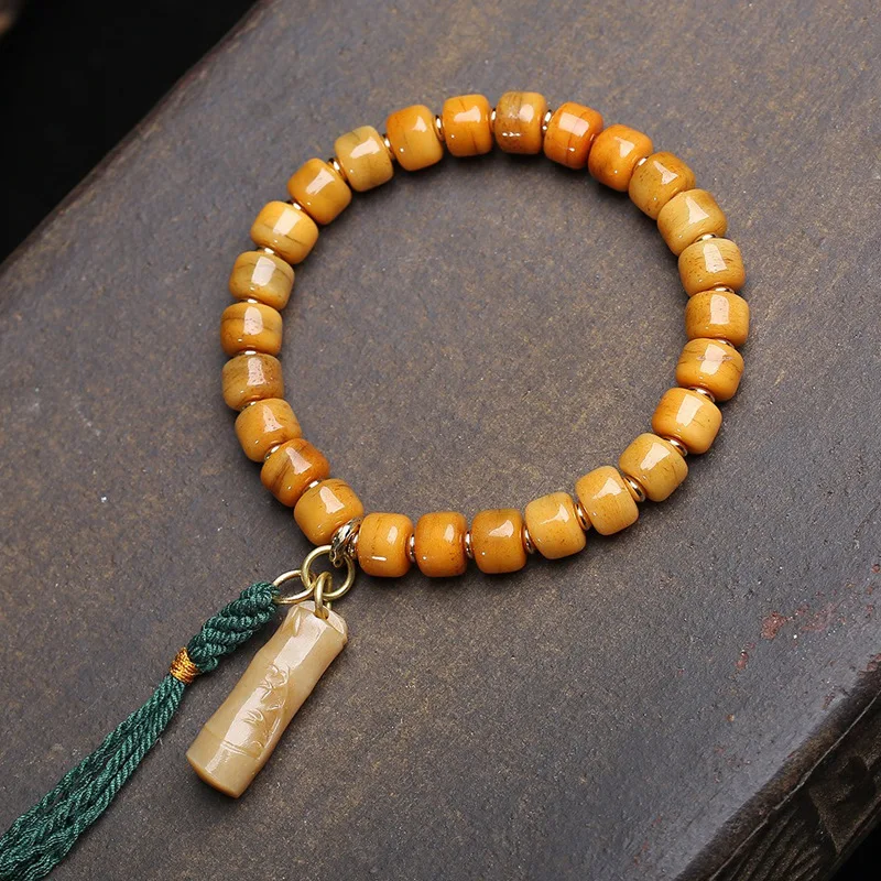 Tibetan Returned Camel Bone Bucket Bead Strings Single RingCarved CorpusChristi Bamboo Turquoise Accessories Wenzai Buddha Beads
Tibetan Returned Camel Bone Bucket Bead Strings Single RingCarved CorpusChristi Bamboo Turquoise Accessories Wenzai Buddha Beads