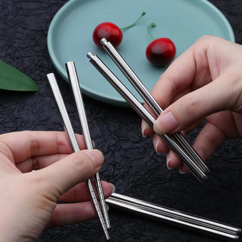 6 пар съемных палочек для еды из нержавеющей стали, ресторан, бытовые палочки для еды, теплоизоляция и противоскользящая кухонная посуда
6 пар съемных палочек для еды из нержавеющей стали, ресторан, бытовые палочки для еды, теплоизоляция и противоскользящая кухонная посуда