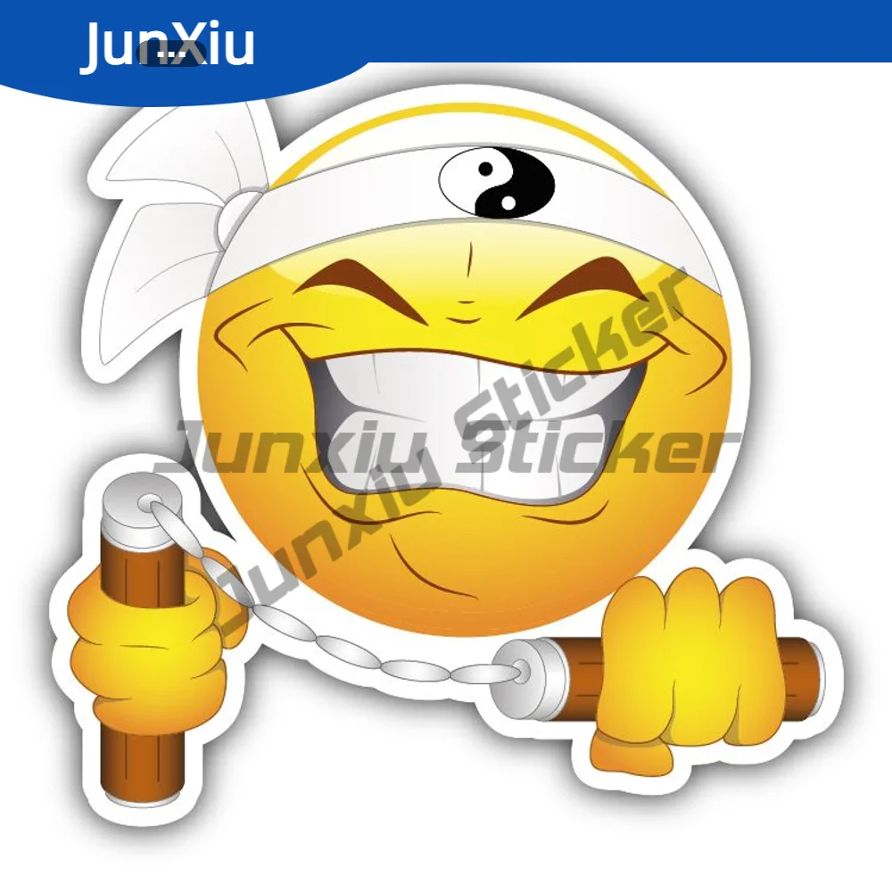 Cartoon Smiley Japanese Nunchak Sticker Funny Waterproof Sticker Styling Exterior For Car Window Phone Trunk Windshield Guitar
Cartoon Smiley Japanese Nunchak Sticker Funny Waterproof Sticker Styling Exterior For Car Window Phone Trunk Windshield Guitar
