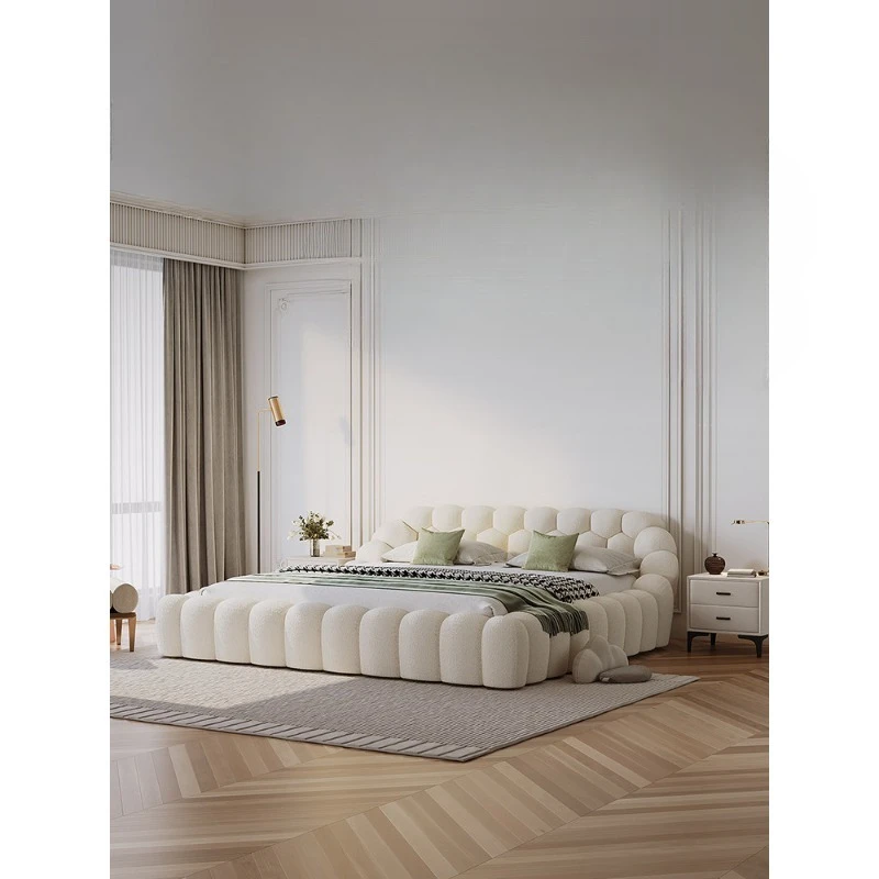 Cream Wind Fabric Bed Girls Bedroom Bed French Floor Bed
Cream Wind Fabric Bed Girls Bedroom Bed French Floor Bed