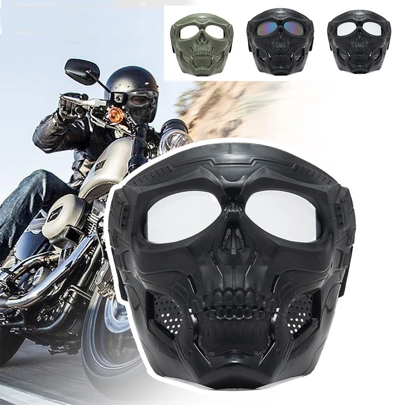 Full Face Skull Riding Goggles Motorbike Mask Windproof Riding Glasses Outdoor Cycling Bike Off-road Windscreen Goggle
Full Face Skull Riding Goggles Motorbike Mask Windproof Riding Glasses Outdoor Cycling Bike Off-road Windscreen Goggle