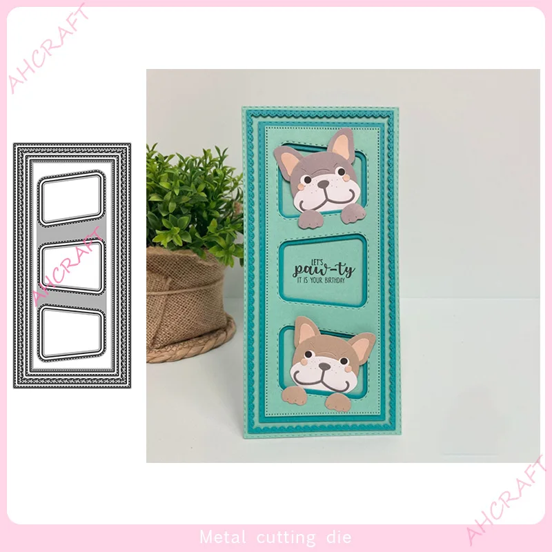 2022 New Frame Metal Cutting Dies Stencil DIY Scrapbooking Embossing Die Cuts Paper Card Album
2022 New Frame Metal Cutting Dies Stencil DIY Scrapbooking Embossing Die Cuts Paper Card Album
