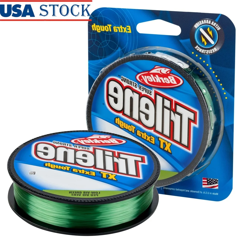 Trilene XT Monofilament Fishing Line 8 lb Test Low-Vis Green 330 yd Abrasion Resistant High Strength Flexible Durable Fishing
Trilene XT Monofilament Fishing Line 8 lb Test Low-Vis Green 330 yd Abrasion Resistant High Strength Flexible Durable Fishing