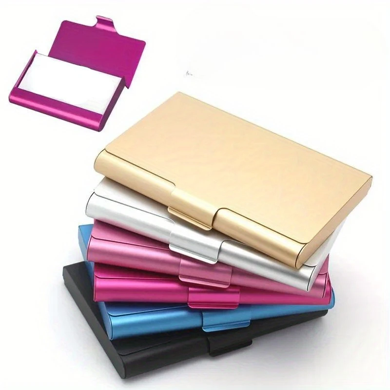 Creative Business Card Case Aluminum Alloy Card Holder Metal Box Cover Credit Men Business Card Holder Card Metal Wallet
Creative Business Card Case Aluminum Alloy Card Holder Metal Box Cover Credit Men Business Card Holder Card Metal Wallet
