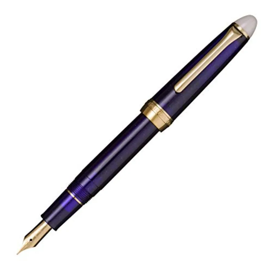 Sailor Fountain Pen, Shiki-ori Fountain Pen, Moonlit Surface, Long Night, Fine Point, 11-0558-203
Sailor Fountain Pen, Shiki-ori Fountain Pen, Moonlit Surface, Long Night, Fine Point, 11-0558-203