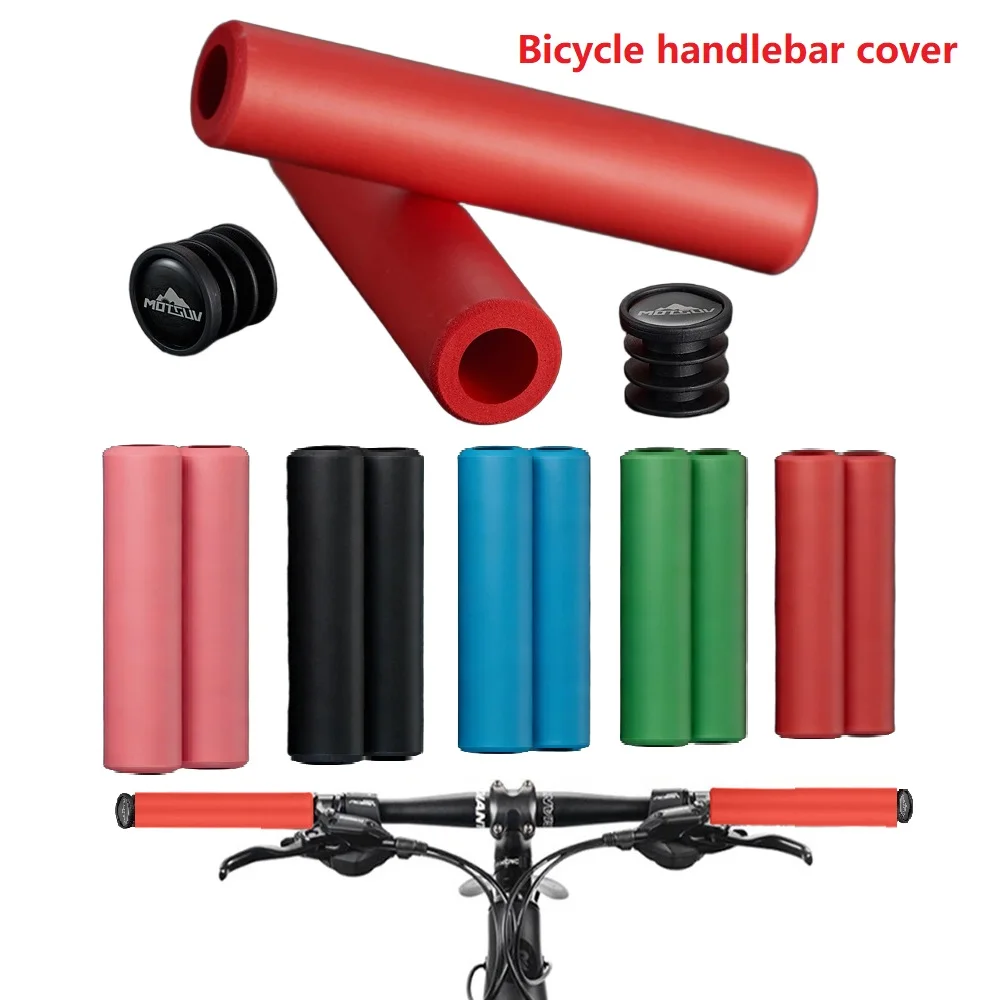 Bicycle silicone handle cover, mountain bike silicone sponge grip, shock-absorbing, anti slip, comfortable riding handle cover
Bicycle silicone handle cover, mountain bike silicone sponge grip, shock-absorbing, anti slip, comfortable riding handle cover