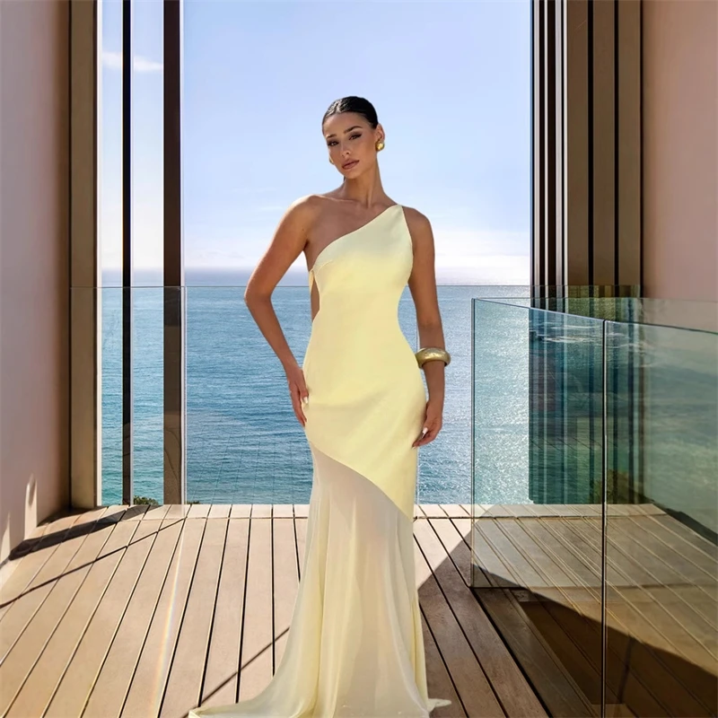 One Shoulder Backless Sexy Maxi Dress Women Gown Fashion Patchwork Sleeveless Bodycon Club Party Long Dress Elegant
One Shoulder Backless Sexy Maxi Dress Women Gown Fashion Patchwork Sleeveless Bodycon Club Party Long Dress Elegant