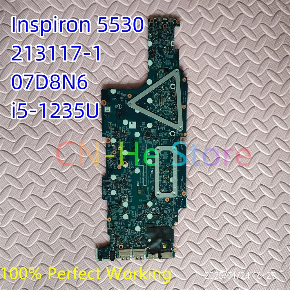 Оригинал 213117 -1 для Dell Inspiron 5530 07D8N6, материнская плата для ноутбука с процессором i5-1235U QN20-M1-R-A1, тест в порядке
Оригинал 213117 -1 для Dell Inspiron 5530 07D8N6, материнская плата для ноутбука с процессором i5-1235U QN20-M1-R-A1, тест в порядке