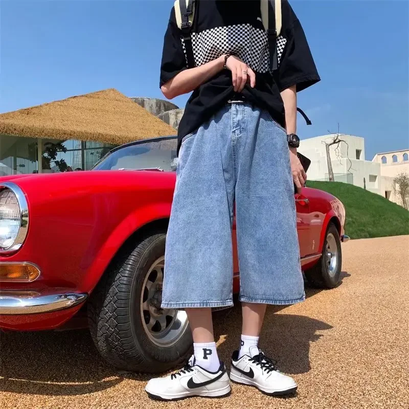 Multi-pockets Cargo Pants Summer Short Jeans Breeches Hip Hop Streetwear Baggy Denim Shorts Casual Wide-leg Capris Pants 5XL-M
Multi-pockets Cargo Pants Summer Short Jeans Breeches Hip Hop Streetwear Baggy Denim Shorts Casual Wide-leg Capris Pants 5XL-M