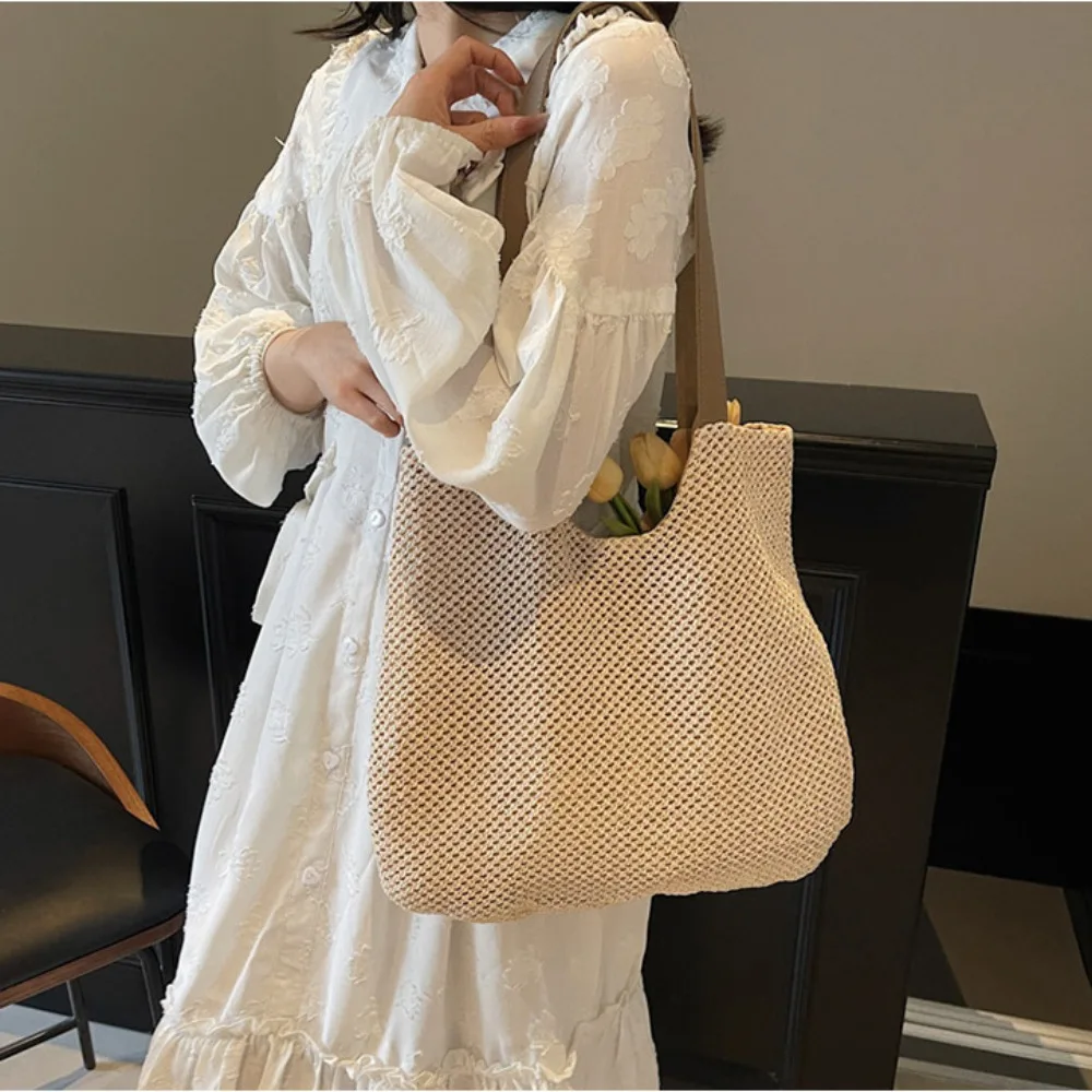 Fashion Square Weave Straw Tote Bag Bohemian Style Magnetic Buckle Beach Bag Large Capacity Handbag Raffia Shoulder Bag Beach
Fashion Square Weave Straw Tote Bag Bohemian Style Magnetic Buckle Beach Bag Large Capacity Handbag Raffia Shoulder Bag Beach