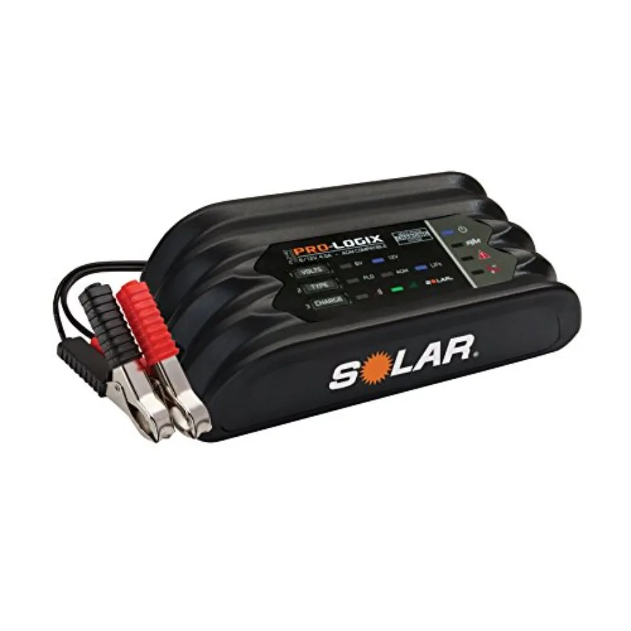 PL2140, 4-Amp Fully-Automatic Smart Charger for Automotive and Marine Use, ABS Plastic Gray Battery Charger with Temperature Co
PL2140, 4-Amp Fully-Automatic Smart Charger for Automotive and Marine Use, ABS Plastic Gray Battery Charger with Temperature Co