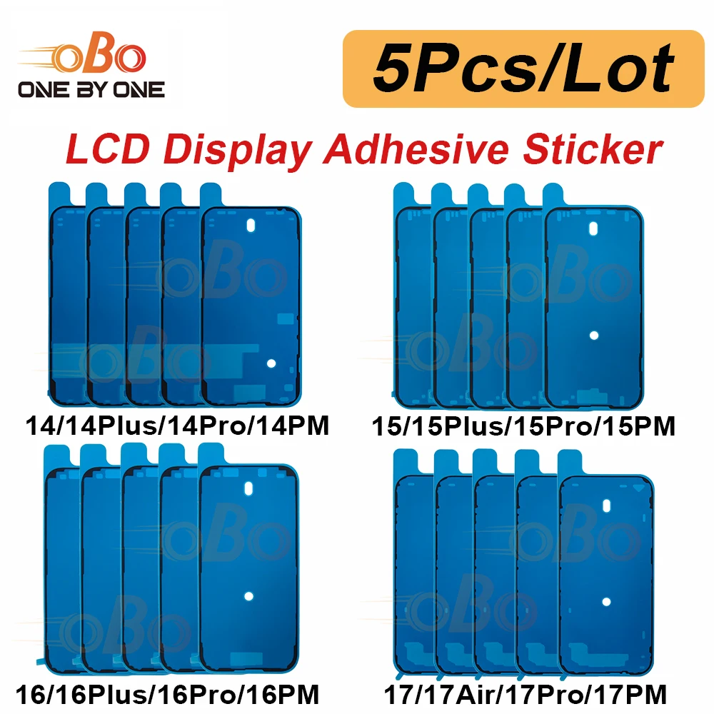 5Pcs LCD Display Adhesive Waterproof Seal Sticker for iPhone 14 15 Plus 17 Air 16 Pro Max Front Side Seal Tape Glue Repair
5Pcs LCD Display Adhesive Waterproof Seal Sticker for iPhone 14 15 Plus 17 Air 16 Pro Max Front Side Seal Tape Glue Repair