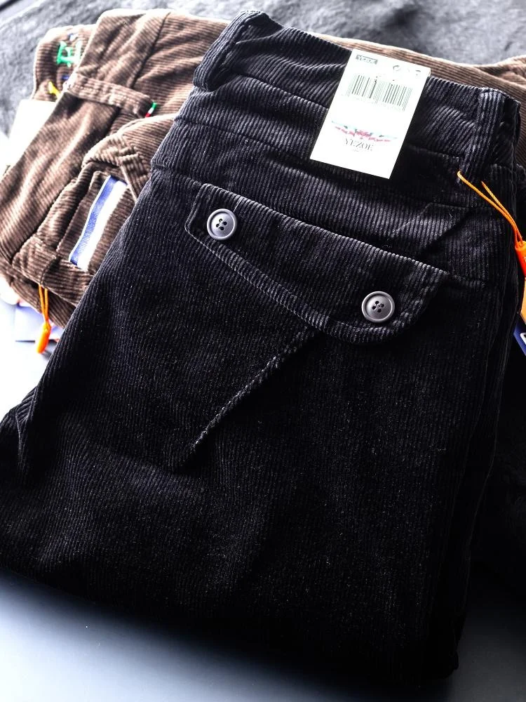 Bla Elastic Corduroy Loose Straight Leg Men's Casual Pants New Sle Autumn Winter Faion Ci Cotton Polyester Workwear
Bla Elastic Corduroy Loose Straight Leg Men's Casual Pants New Sle Autumn Winter Faion Ci Cotton Polyester Workwear