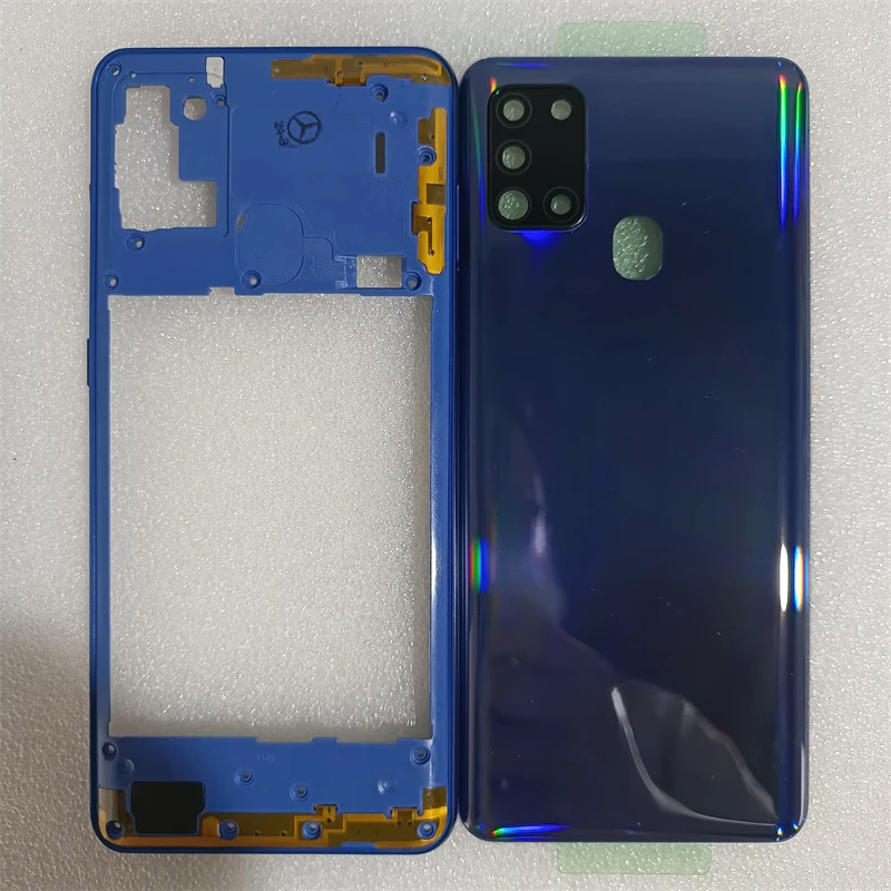 Для Samsung Galaxy A21S A217F полный корпус, средняя рамка, передняя панель + крышка аккумулятора, задняя панель, задний чехол с объективом камеры
Для Samsung Galaxy A21S A217F полный корпус, средняя рамка, передняя панель + крышка аккумулятора, задняя панель, задний чехол с объективом камеры