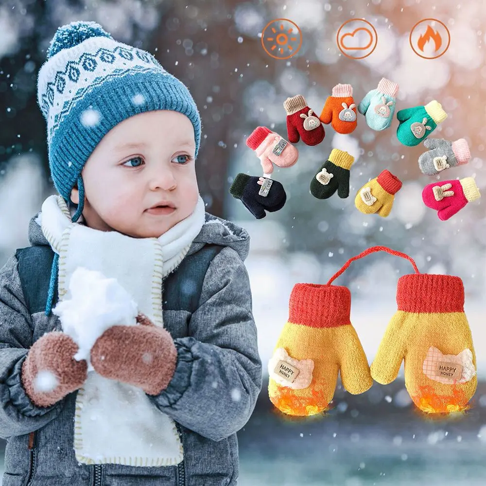 Winter Outdoor Girls Infant Thickened Rabbit Children Knitted Gloves Cartoon Gloves Baby Mittens Warm Mittens
Winter Outdoor Girls Infant Thickened Rabbit Children Knitted Gloves Cartoon Gloves Baby Mittens Warm Mittens