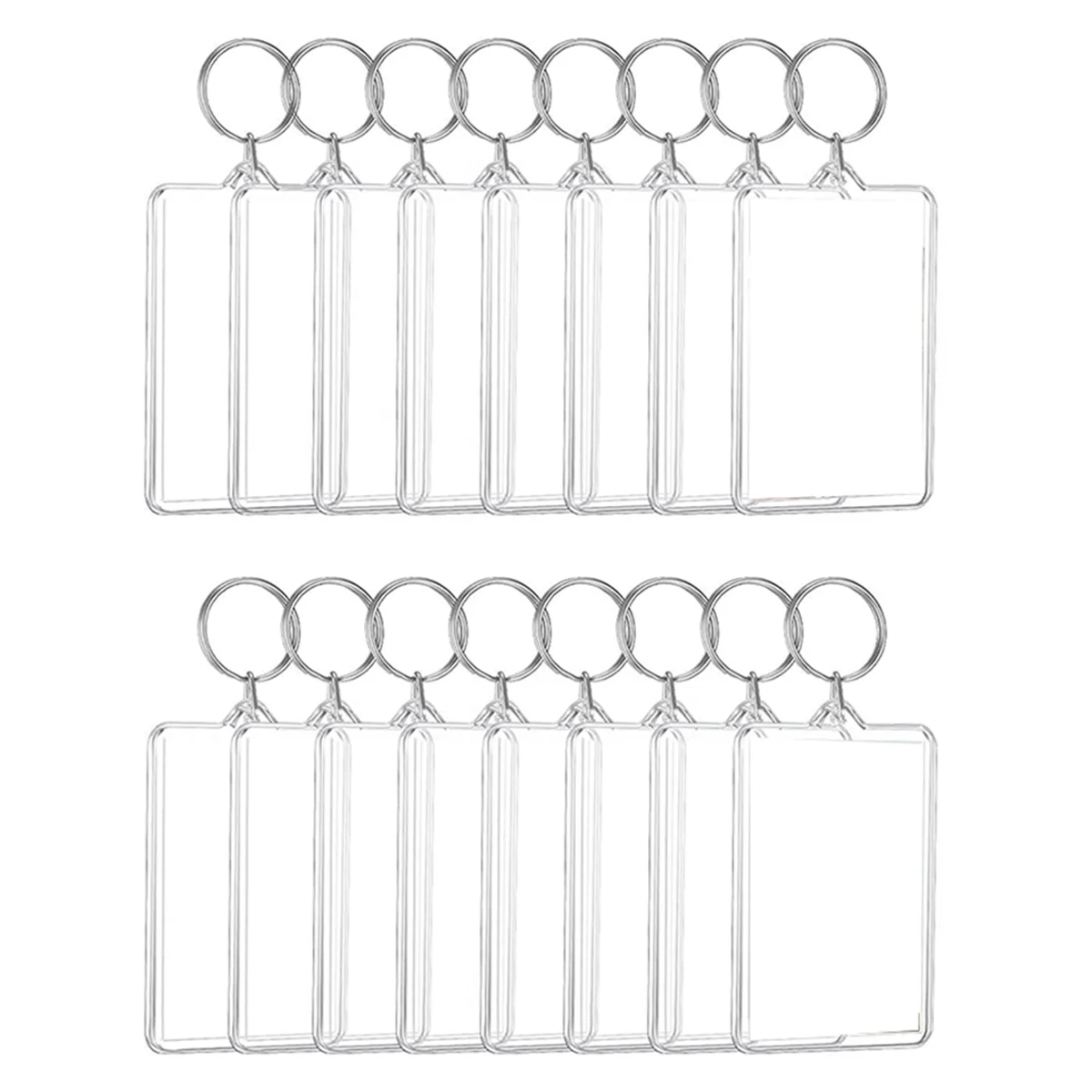 AB7-16PCS Acrylic Photo Frames Keychain Holder Photo Insert Blank Keyring For DIY Craft 2.2 x 3 Inch
AB7-16PCS Acrylic Photo Frames Keychain Holder Photo Insert Blank Keyring For DIY Craft 2.2 x 3 Inch