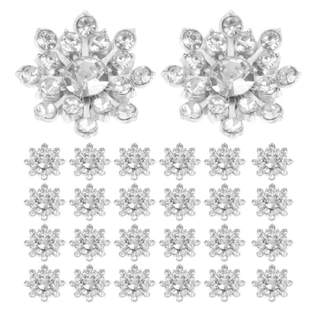 50Pcs 15mm Sparkly Snowflake Rhinestone Buttons for DIY Jewelry Crafting Christmas Decorations Winter Shirts Bags Embellishments
50Pcs 15mm Sparkly Snowflake Rhinestone Buttons for DIY Jewelry Crafting Christmas Decorations Winter Shirts Bags Embellishments