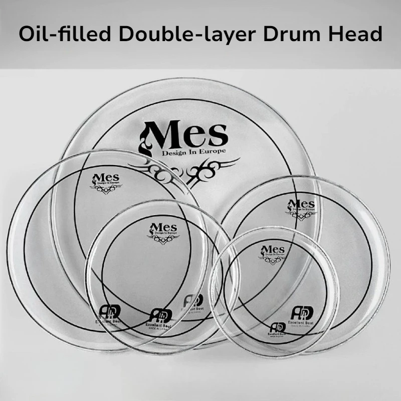 Oil-filled Double-layer Drum Head Professional Transparent High-quality Sturdy Durable Drum Skin Musical Instrument Accessories
Oil-filled Double-layer Drum Head Professional Transparent High-quality Sturdy Durable Drum Skin Musical Instrument Accessories