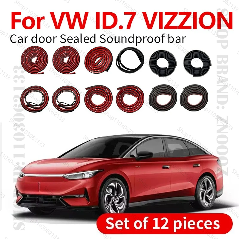 For VW ID.7 VIZZION Car Door Seal Strip Rubber Double Layer Sealing Protector Soundproof Strip Dustproof Seal Strip 12PCS Set
For VW ID.7 VIZZION Car Door Seal Strip Rubber Double Layer Sealing Protector Soundproof Strip Dustproof Seal Strip 12PCS Set
