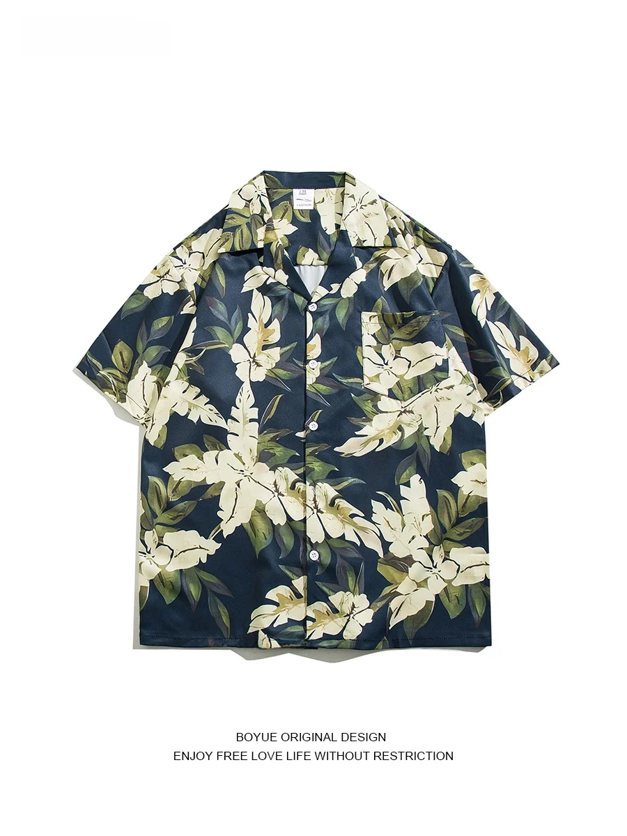 Мужская летняя рубашка Boyue с кубинским воротником, повседневная, с цветочным принтом, для путешествий, свободного кроя, молодежная, модная
Мужская летняя рубашка Boyue с кубинским воротником, повседневная, с цветочным принтом, для путешествий, свободного кроя, молодежная, модная