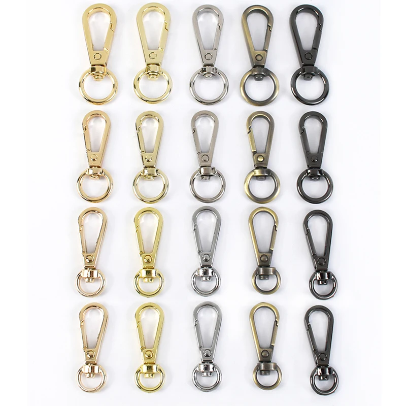 5/10/20Pcs 13x50mm Metal Swivel Lobster Clasp Keychain Buckle for Bag Strap Trigger Snap Hook DIY Accessories
5/10/20Pcs 13x50mm Metal Swivel Lobster Clasp Keychain Buckle for Bag Strap Trigger Snap Hook DIY Accessories