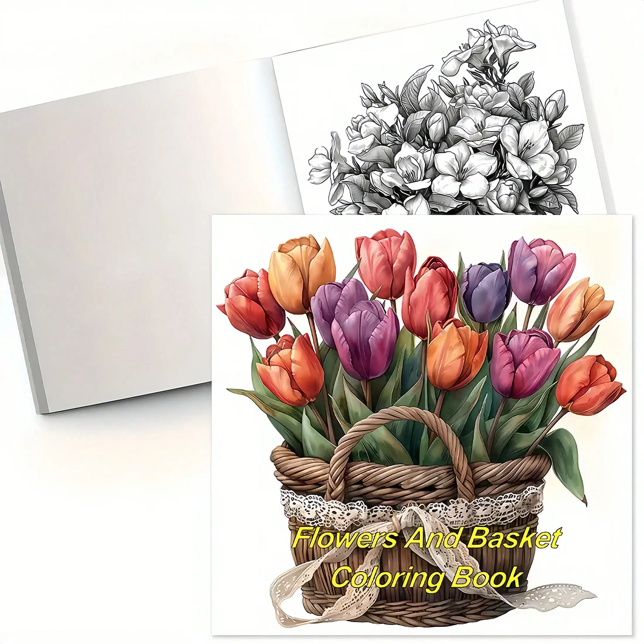 Upgraded Version, Thicker Paper, 22 Pages. One Flower In A Basket Coloring Book. Perfect as a Holiday, Birthday, or Party Gift for All Ages.
Upgraded Version, Thicker Paper, 22 Pages. One Flower In A Basket Coloring Book. Perfect as a Holiday, Birthday, or Party Gift for All Ages.
