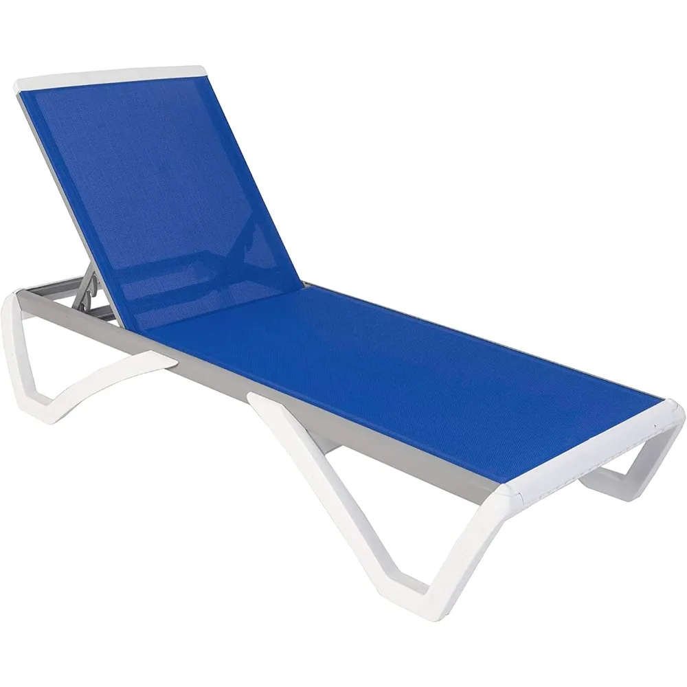 Patio Chaise Lounge Chair - Full Flat Alumium & Resin Legs, Outdoor Reclining Adjustable Chair for Sunbathing, Beach, Patio, Lo
Patio Chaise Lounge Chair - Full Flat Alumium & Resin Legs, Outdoor Reclining Adjustable Chair for Sunbathing, Beach, Patio, Lo