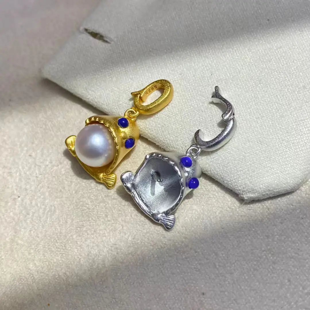 S925 Sterling Silver Pendant Mount Base Mountings Findings Parts Fittings Accessories for 7-8mm Pearls
S925 Sterling Silver Pendant Mount Base Mountings Findings Parts Fittings Accessories for 7-8mm Pearls