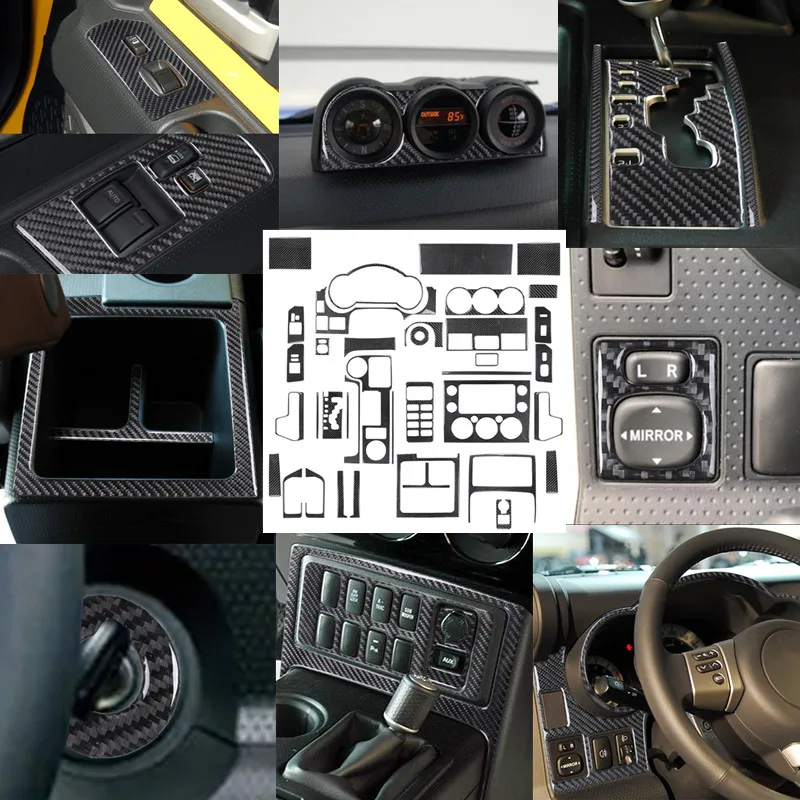 Car Interior Carbon Fiber Protection Trim Sticker For Toyota FJ Curiser 2007-2021 Styling Accessories
Car Interior Carbon Fiber Protection Trim Sticker For Toyota FJ Curiser 2007-2021 Styling Accessories