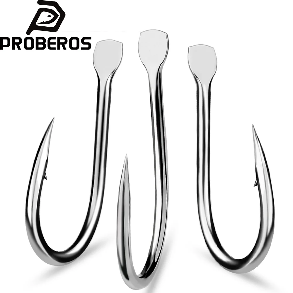 PROBEROS Carp Bass Single Fishihook Fly Fishing Accessories 20Pcs 1/0-5/0# Barbed Big Fishing Hooks Carbon Steel Jig Sea Hook
PROBEROS Carp Bass Single Fishihook Fly Fishing Accessories 20Pcs 1/0-5/0# Barbed Big Fishing Hooks Carbon Steel Jig Sea Hook