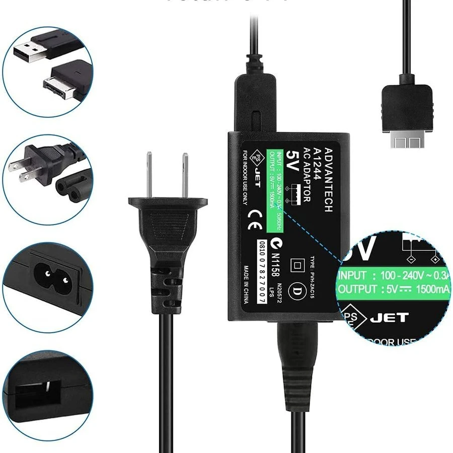 US/EU Plug USB Charging Cable Home Wall Charger Power Supply Cord AC Adapter for Sony Play Station Psvita PS Vita PSV 1000
US/EU Plug USB Charging Cable Home Wall Charger Power Supply Cord AC Adapter for Sony Play Station Psvita PS Vita PSV 1000