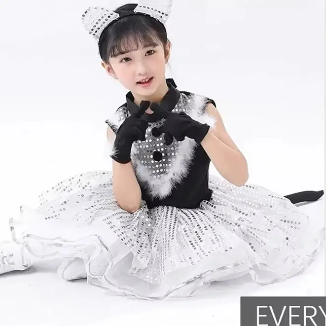 Cute Cat Cosplay for Kids Cat Girl Costumes Girl and Boys Cosplay Animal Dance Costumes for Children Halloween Clothing
Cute Cat Cosplay for Kids Cat Girl Costumes Girl and Boys Cosplay Animal Dance Costumes for Children Halloween Clothing