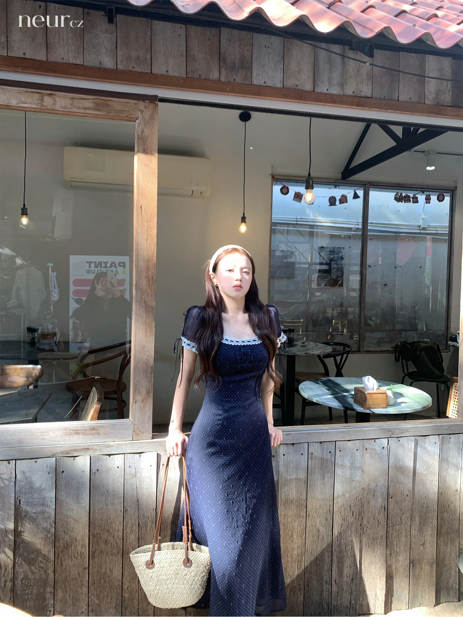 Neurcz Long Lace Dress with Bubble Sleeves Short Sleeve Polka Dot Women Spring City Commute Slimming Waist Cinched Dress
Neurcz Long Lace Dress with Bubble Sleeves Short Sleeve Polka Dot Women Spring City Commute Slimming Waist Cinched Dress