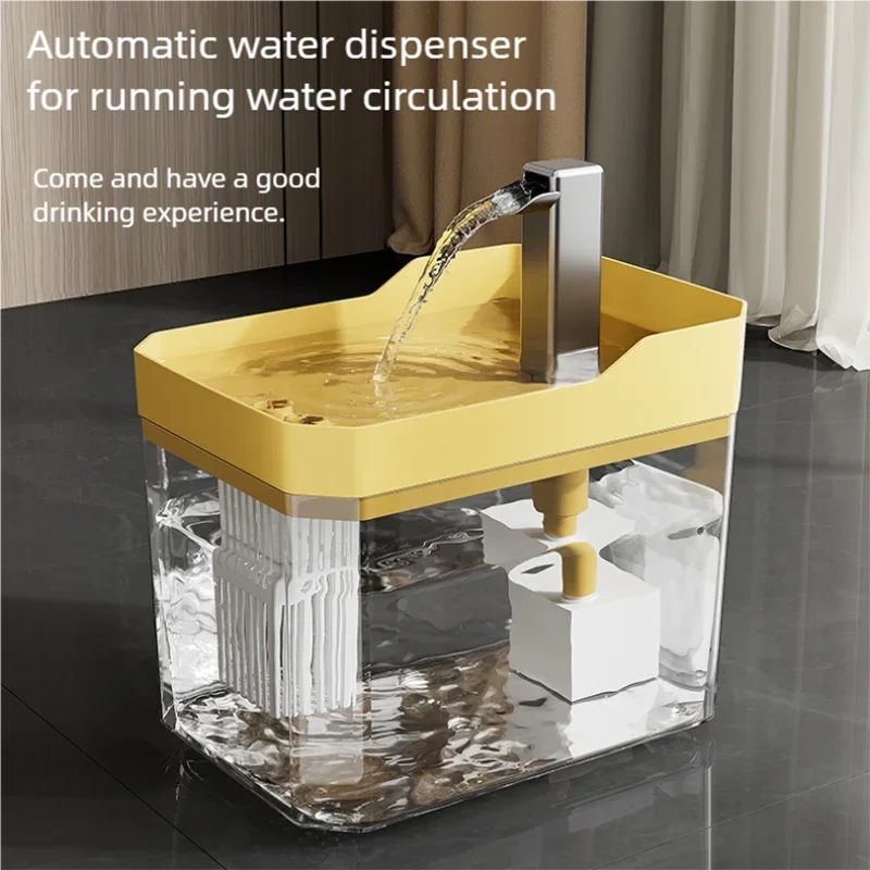 New Cat Automatic Water Dispenser Filter Circulating Flowing Water Intelligent Pet Large Capacity Automatic Water Dispenser Wate
New Cat Automatic Water Dispenser Filter Circulating Flowing Water Intelligent Pet Large Capacity Automatic Water Dispenser Wate