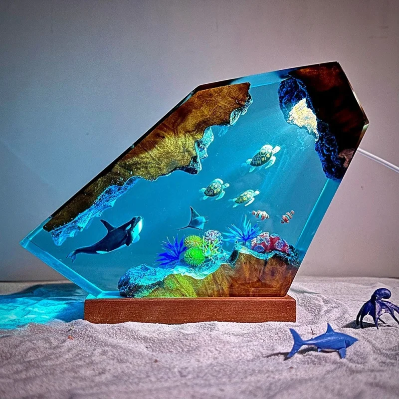 Orca, sea turtle, manta ray small night light, deep sea world resin lamp design, Christmas creative gift, childlike fun
Orca, sea turtle, manta ray small night light, deep sea world resin lamp design, Christmas creative gift, childlike fun