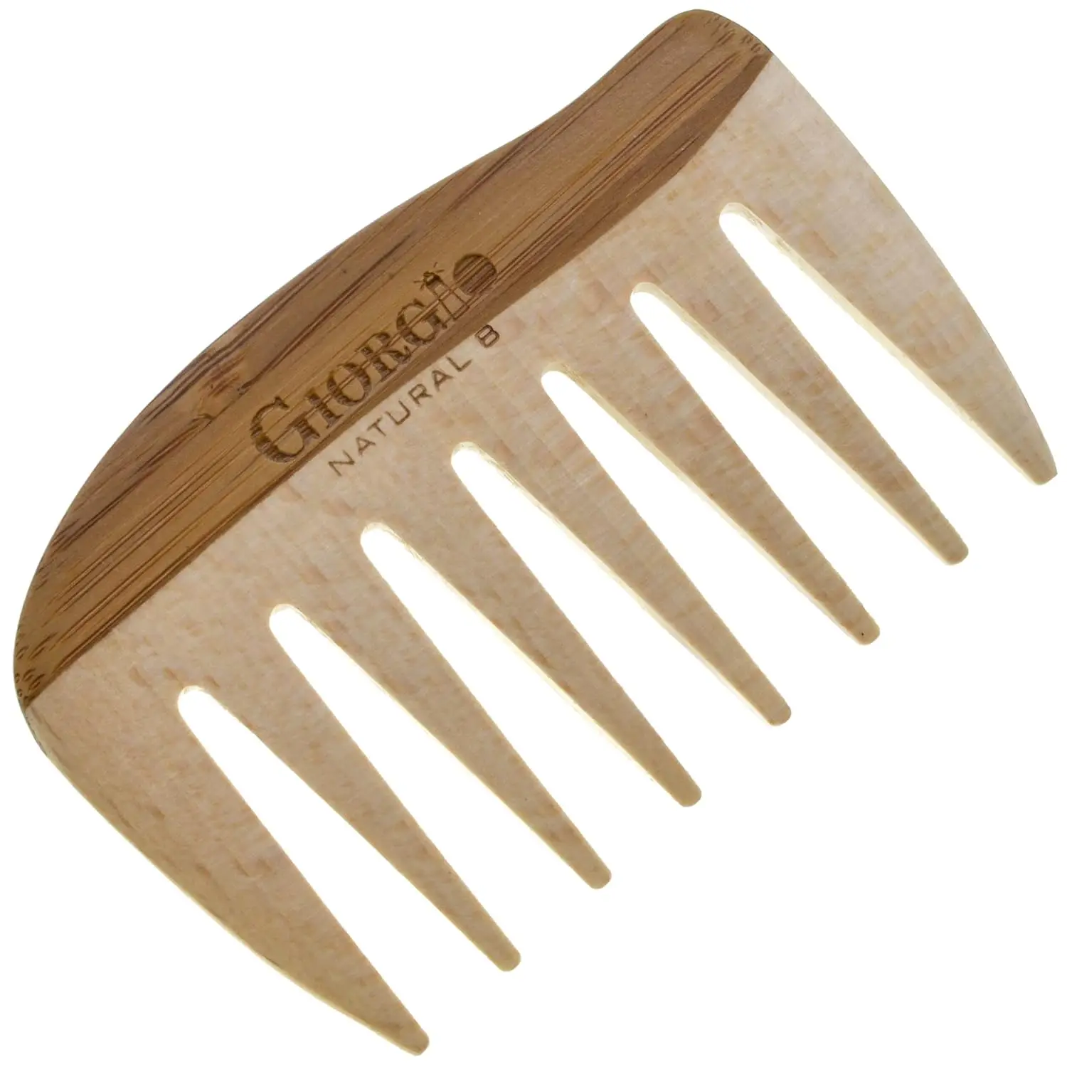 Natural Wooden Comb Detangler - Wide Tooth Comb for Curly Hair, Bamboo and Beechwood, Vegan, for Thick Hair
Natural Wooden Comb Detangler - Wide Tooth Comb for Curly Hair, Bamboo and Beechwood, Vegan, for Thick Hair