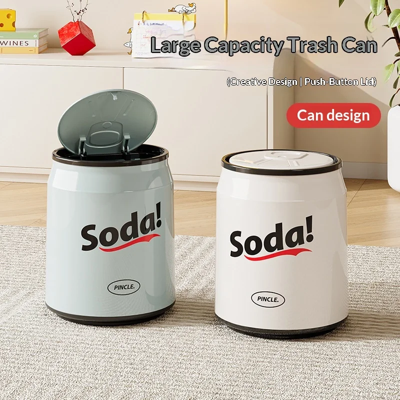 Creative Shaped Push Type Plastic Large Multifunctional Trash Can with Durable Lid for Home Bathroom Living Room
Creative Shaped Push Type Plastic Large Multifunctional Trash Can with Durable Lid for Home Bathroom Living Room
