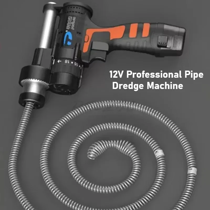 12V Household Professional Tool Toilet Kitchen Drain Blockage Electric Unclogging Device 1.5m/3m/4.5m/6m/7.5m
12V Household Professional Tool Toilet Kitchen Drain Blockage Electric Unclogging Device 1.5m/3m/4.5m/6m/7.5m