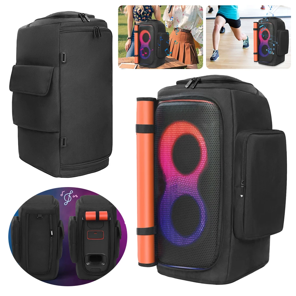 Party Speaker Dust Cover with Mic Pocket Double-Sided Speaker Storage Bag Waterproof for JBL Partybox 110/JBL Partybox Club 120
Party Speaker Dust Cover with Mic Pocket Double-Sided Speaker Storage Bag Waterproof for JBL Partybox 110/JBL Partybox Club 120