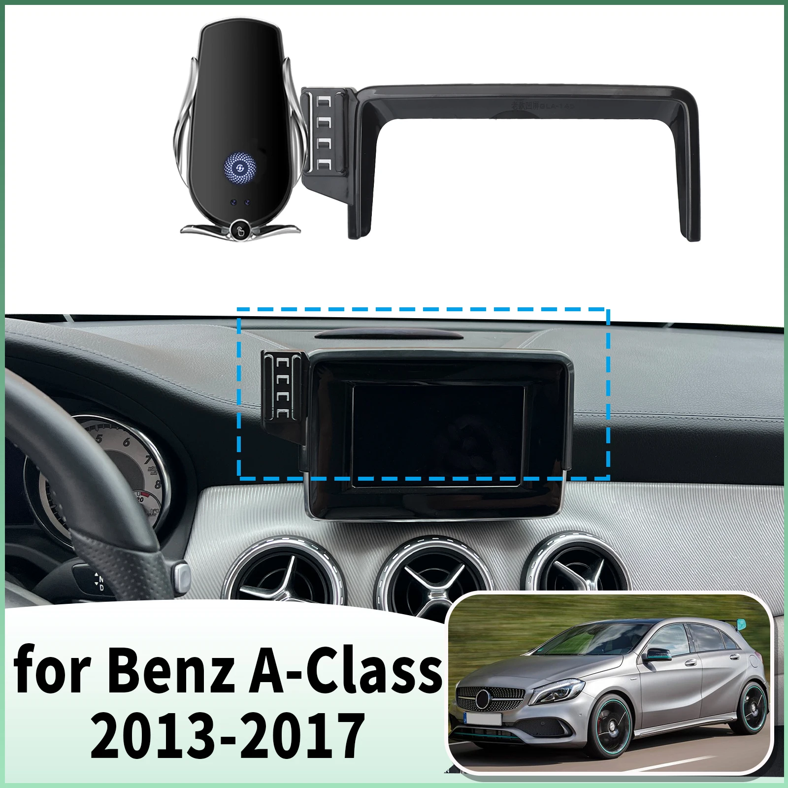fit for Mercedes-Benz A-Class A CLASS 2013-2017 Specific Dashboard Navigation Phone Holder Mount Design Car accessoires
fit for Mercedes-Benz A-Class A CLASS 2013-2017 Specific Dashboard Navigation Phone Holder Mount Design Car accessoires