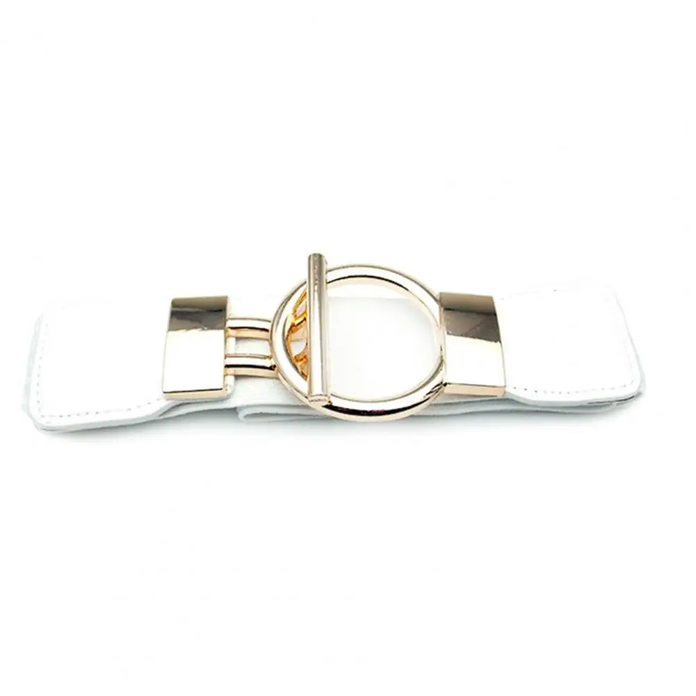 Chic Dress Belt Alloy Buckle Stainless Women Waist Belt Solid Color Lady Dress Waist Strap
Chic Dress Belt Alloy Buckle Stainless Women Waist Belt Solid Color Lady Dress Waist Strap