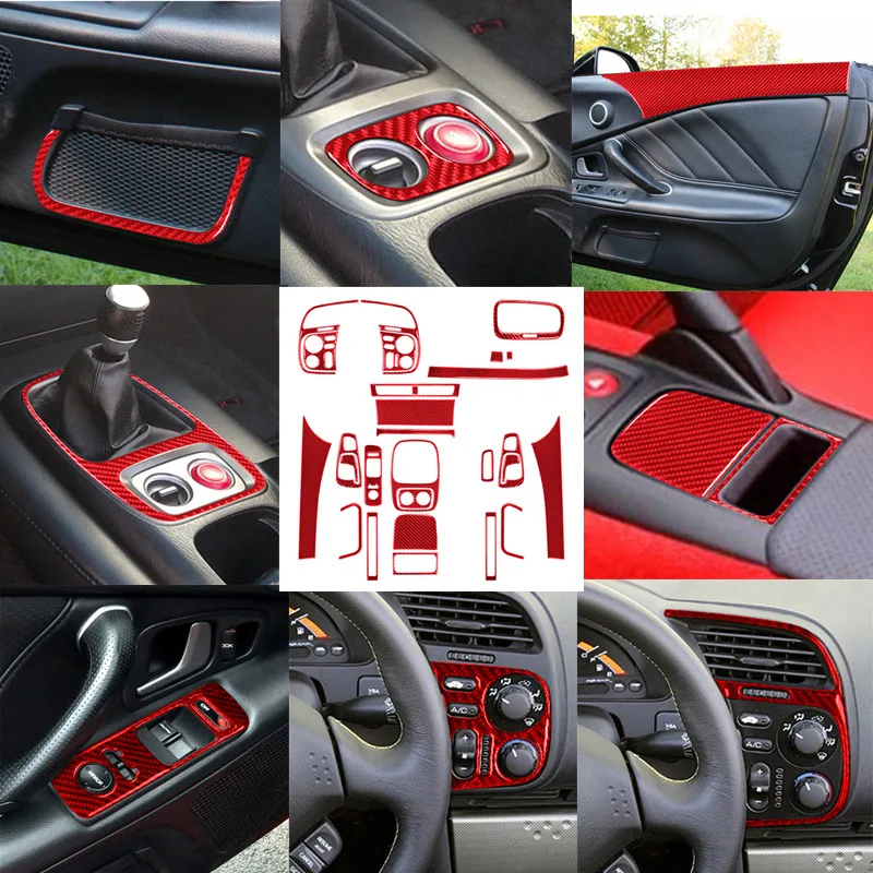 Red Car Interior Decoration Protection Sticker For Honda S2000 2000-2003 Auto Accessories Carbon Fiber Styling
Red Car Interior Decoration Protection Sticker For Honda S2000 2000-2003 Auto Accessories Carbon Fiber Styling